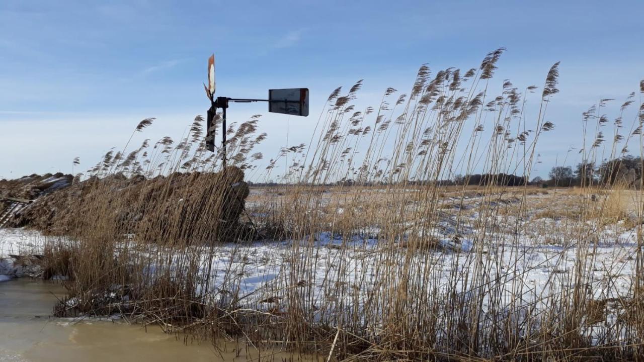 Wuivend Riet Gelegen Op Resort Venetie Giethoorn Exteriér fotografie